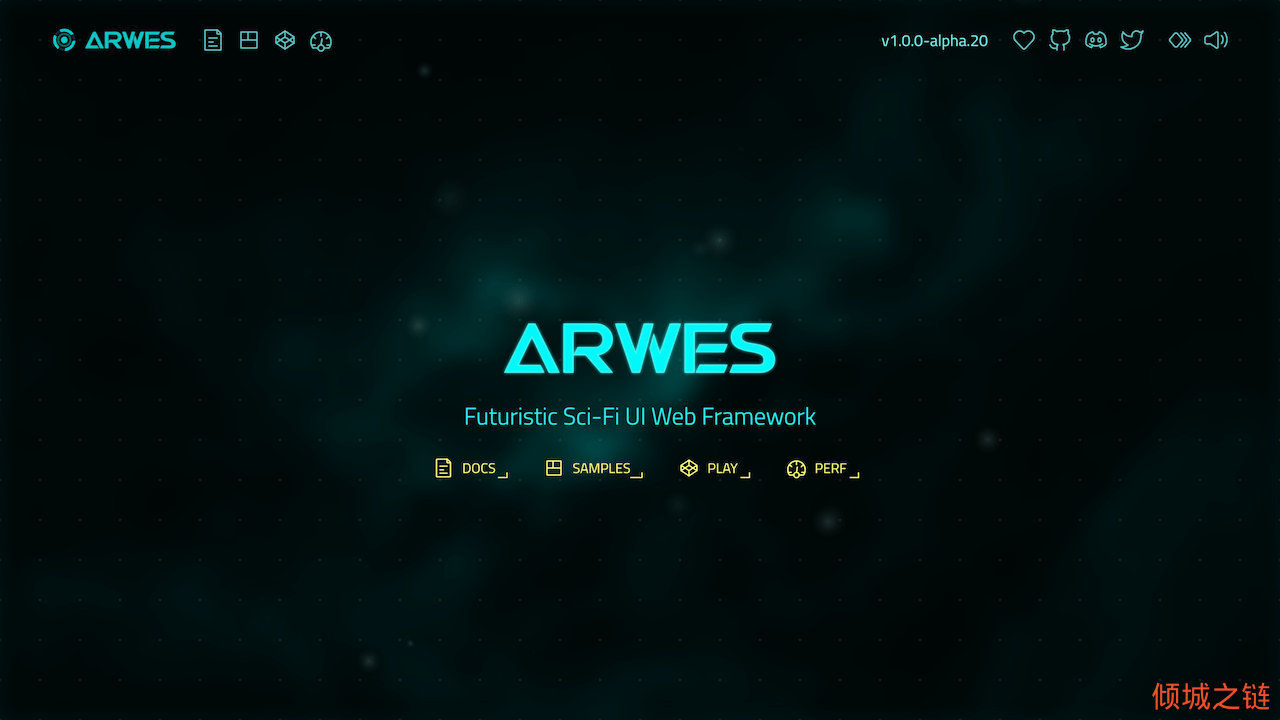 倾城之链 - Arwes | Futuristic Sci-Fi UI Web Framework