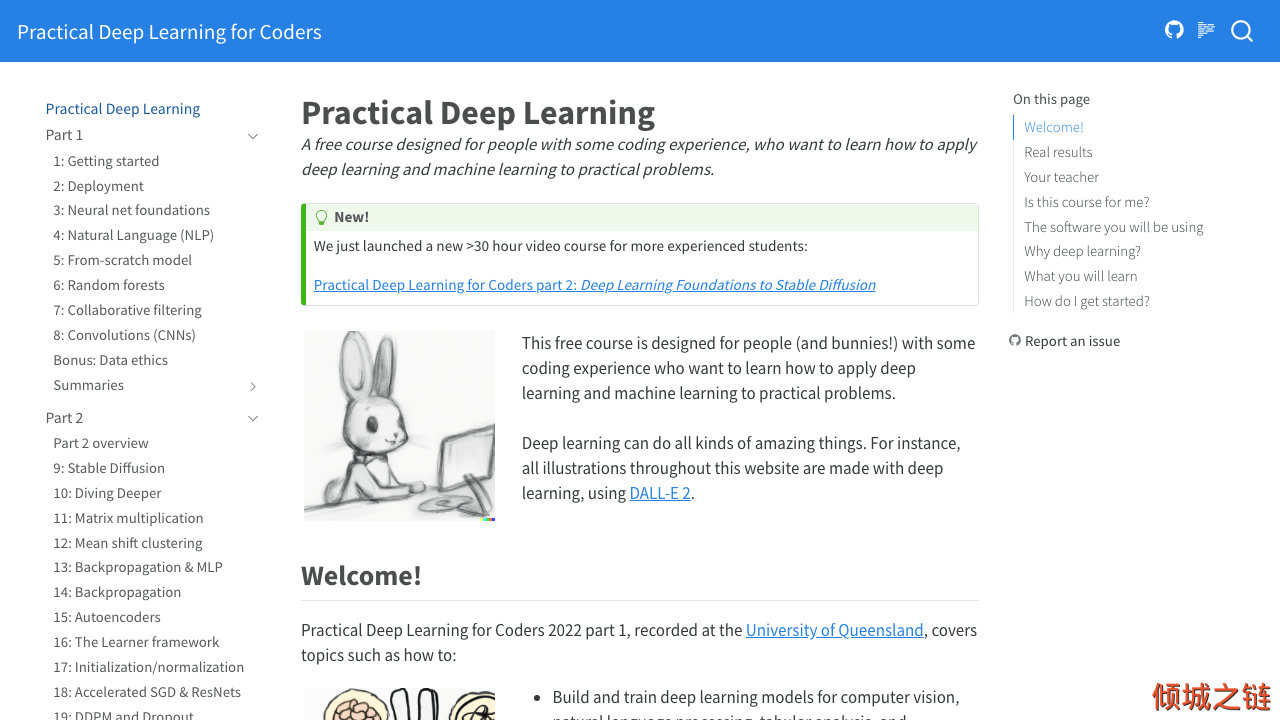 倾城之链 - Practical Deep Learning for Coders - Practical Deep Learning