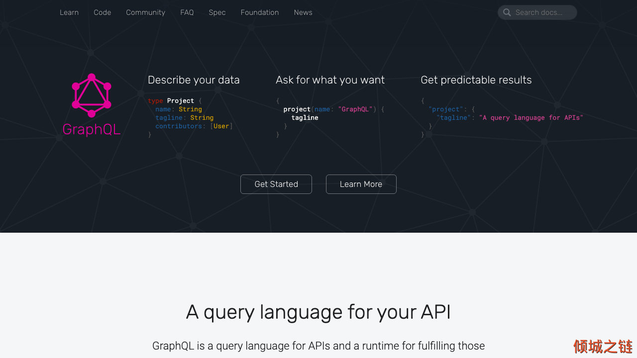 倾城之链 - GraphQL | A query language for your API