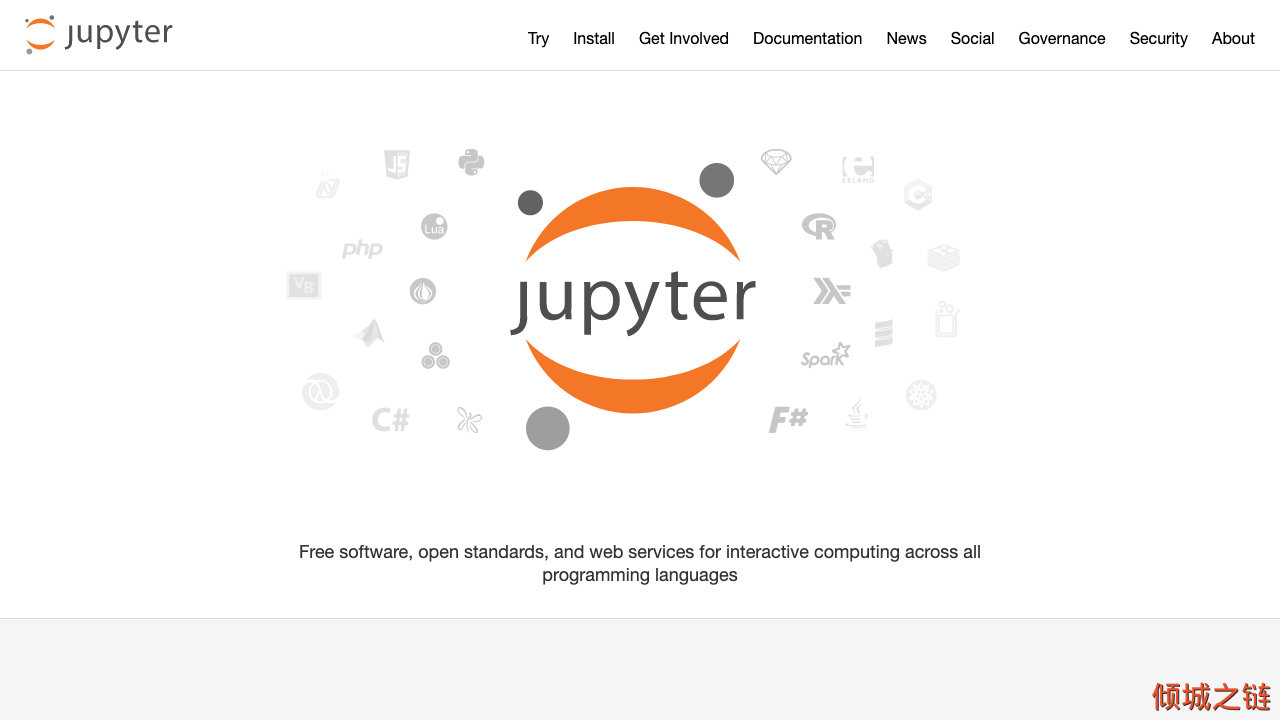 倾城之链 - Project Jupyter | 用于跨所有编程语言进行交互式计算的免费软件、开放标准和 Web 服务