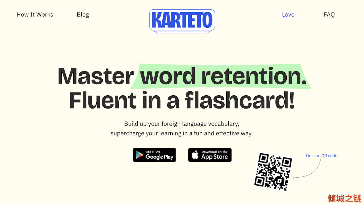 倾城之链 - Learn foreign words with language flashcards | kartet