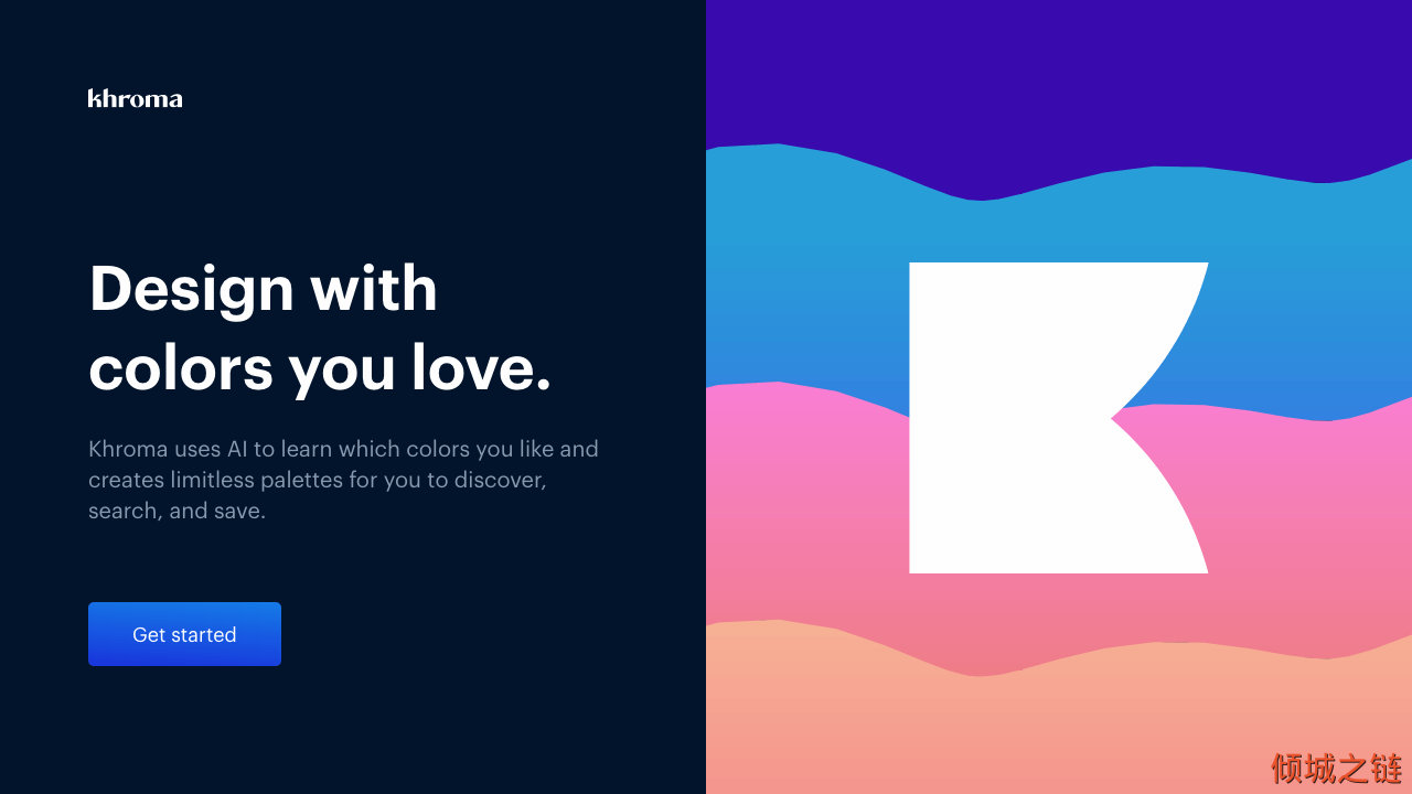 Khroma - The AI color tool for designers 倾城之链