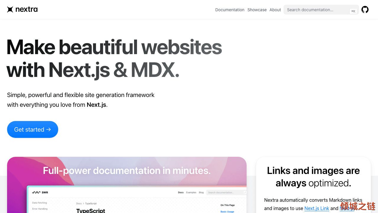 倾城之链 - Nextra – Next.js Static Site Generator