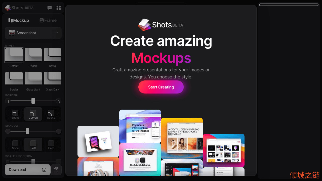 倾城之链 - Shots - Create Amazing Mockups