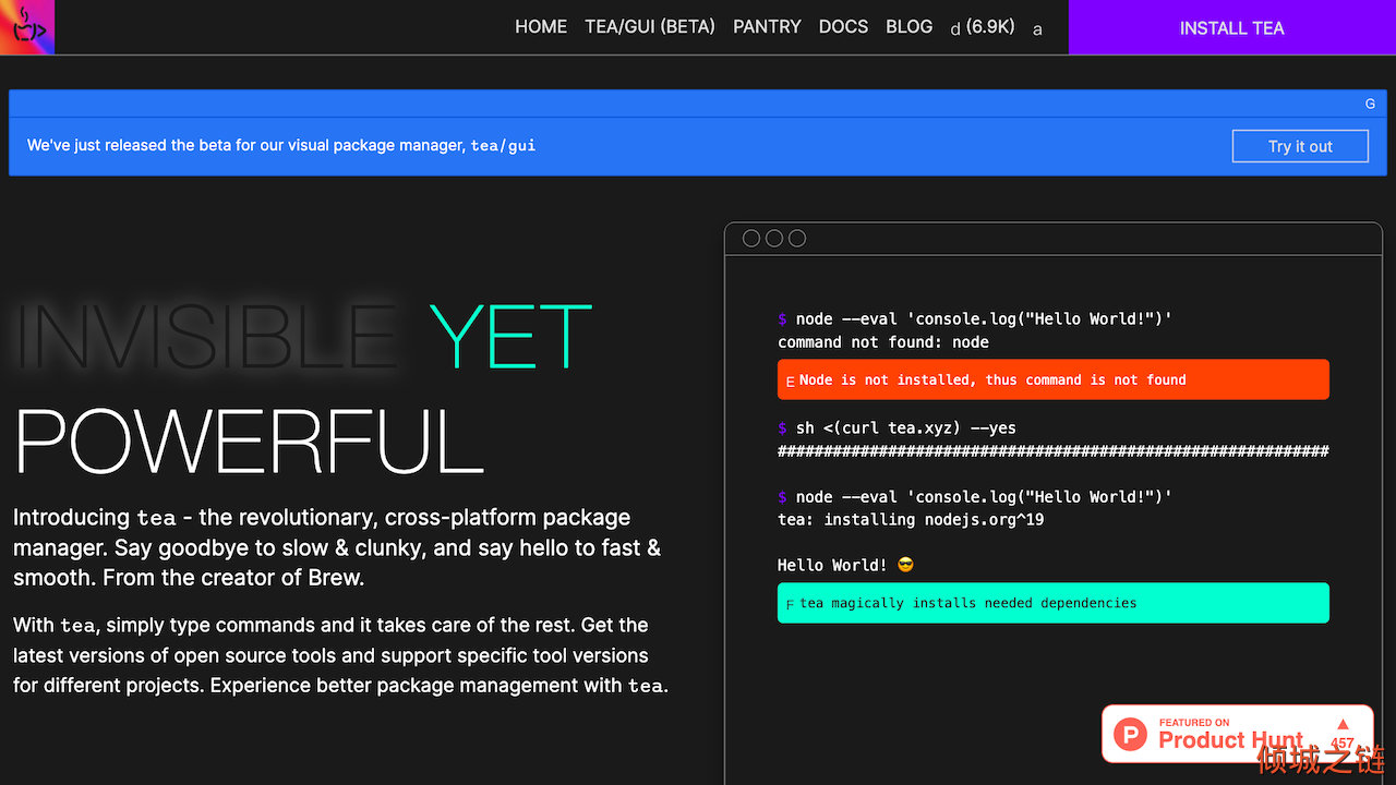 倾城之链 - The next-generation, cross‐platform package manager