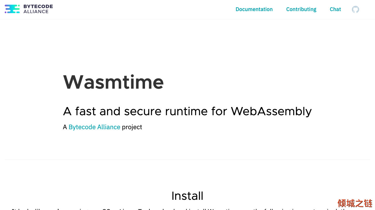 倾城之链 - Wasmtime | A fast and secure runtime for WebAssembly