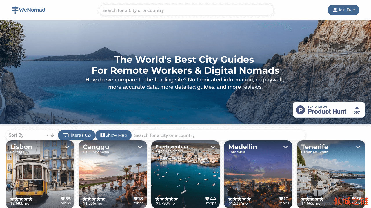 倾城之链 - WeNomad - A Digital Nomad Community Learning Resource