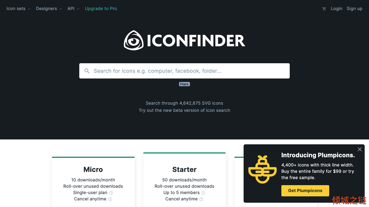 IconFinder - Free and premium vector icons. 倾城之链