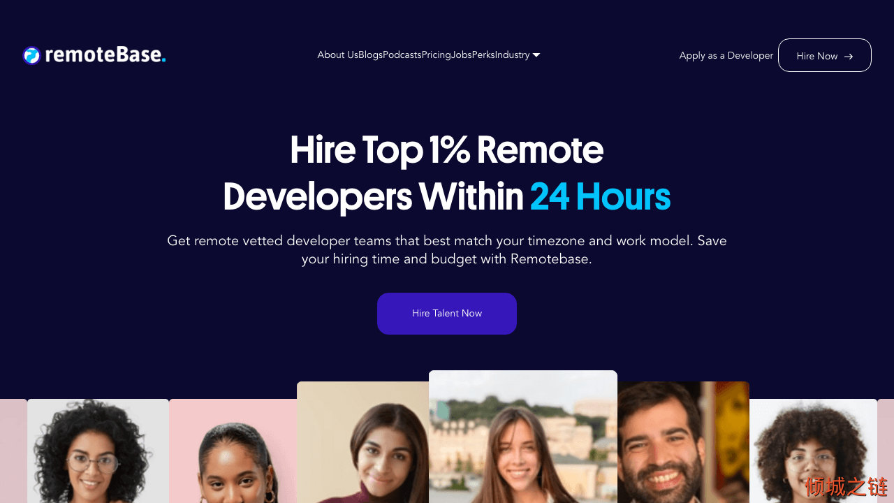 倾城之链 - Remotebase | Hire remote developers from Top 1% in 24 hours | 2 week free-trial