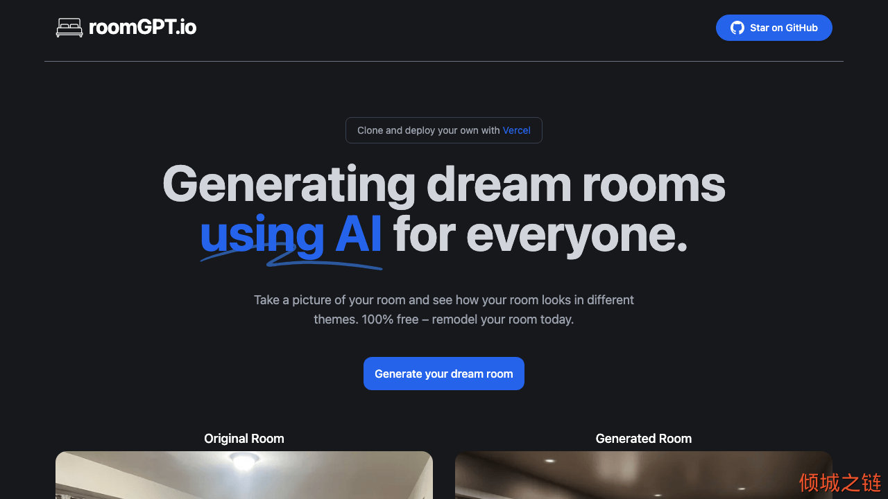 倾城之链 - RoomGPT ｜ Generating dream rooms using AI for everyone.