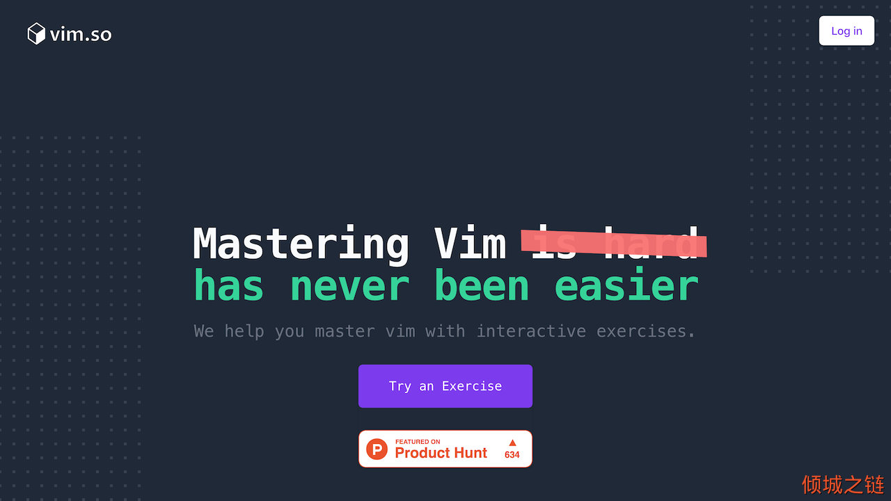 倾城之链 - vim.so - Learn and Master Vim faster with interactive exercises